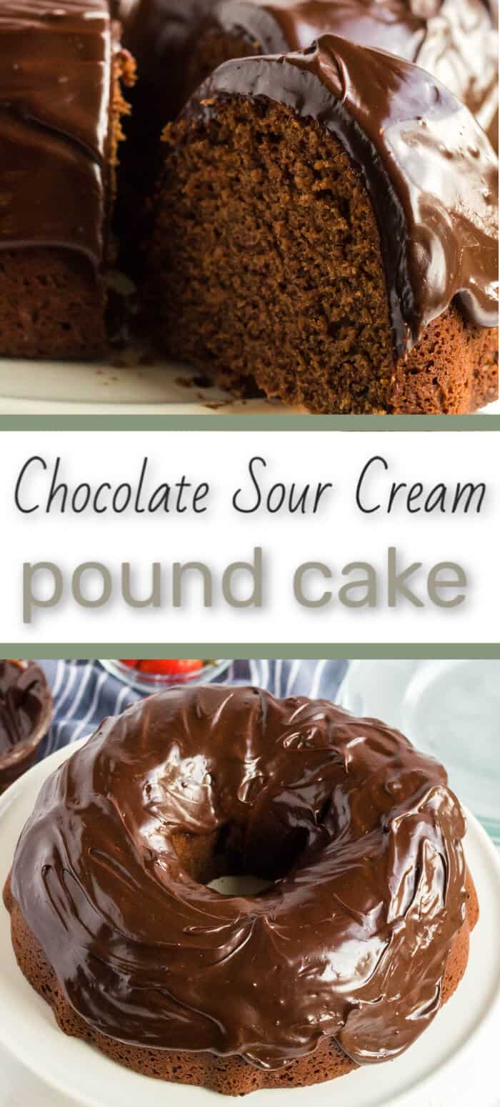 A Chocolate Sour Cream Pound Cake That'll Impress The Crowd