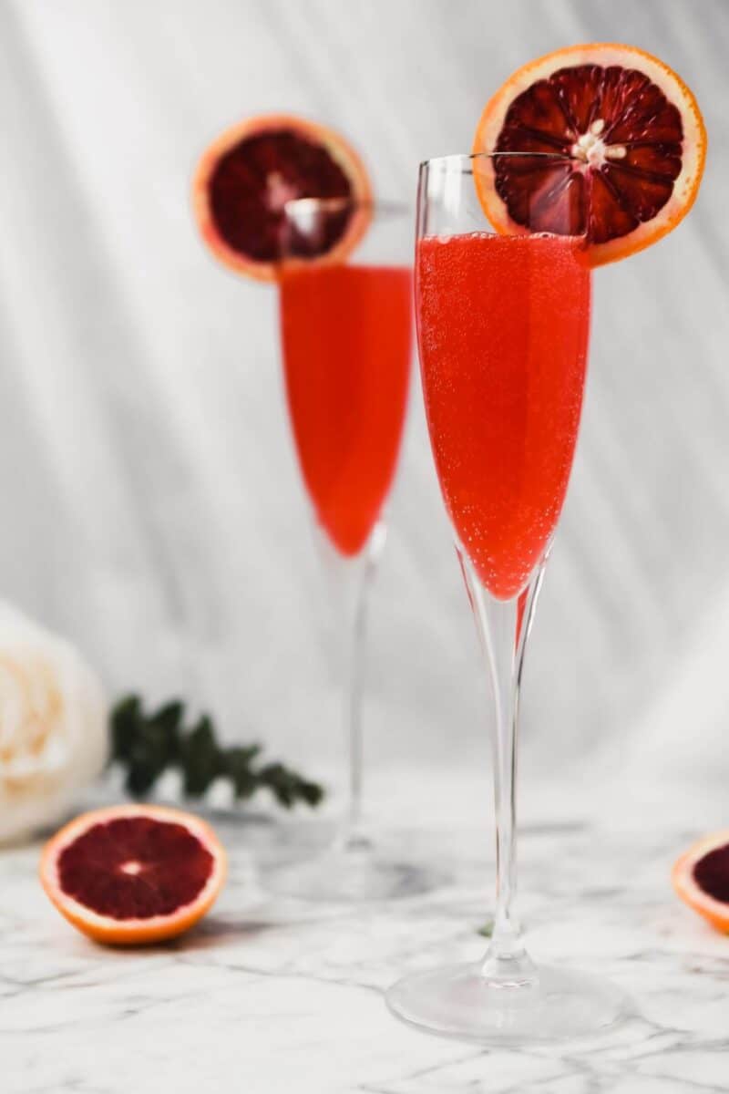 champagne cocktail mimosa blood orange