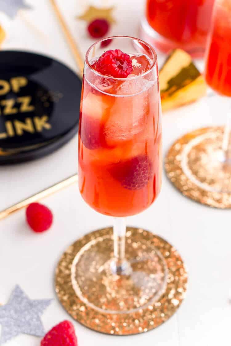 new years champagne cocktail recipes