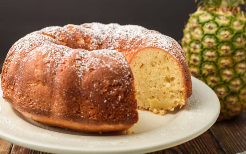 Easy Pineapple Upside Down Bundt Cake Recipe (Video) - A Spicy Perspective