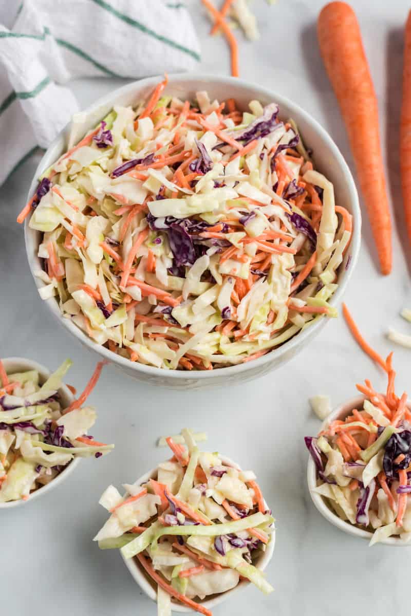 5 Ingredient Southern Cole Slaw - Southern Eats & Goodies