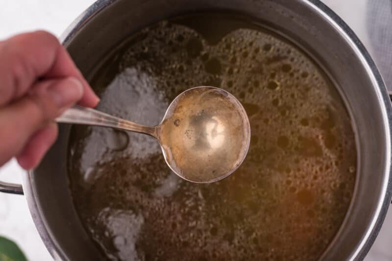 Homemade Chicken Broth (From Boiled Chicken) Southern Eats