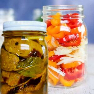 pickled sausage and peppers