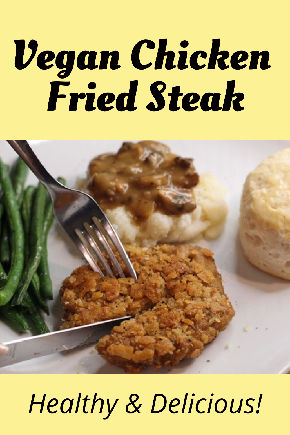 Vegan Chicken Fried Steak - Southern Eats & Goodies