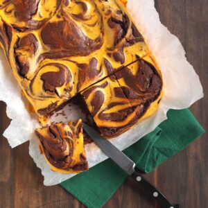 pumpkin cheesecake brownies